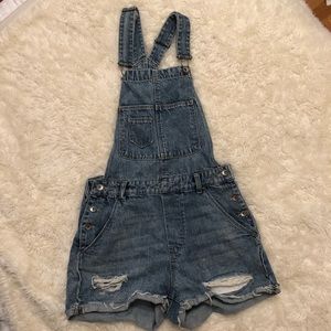 Overall Shorts